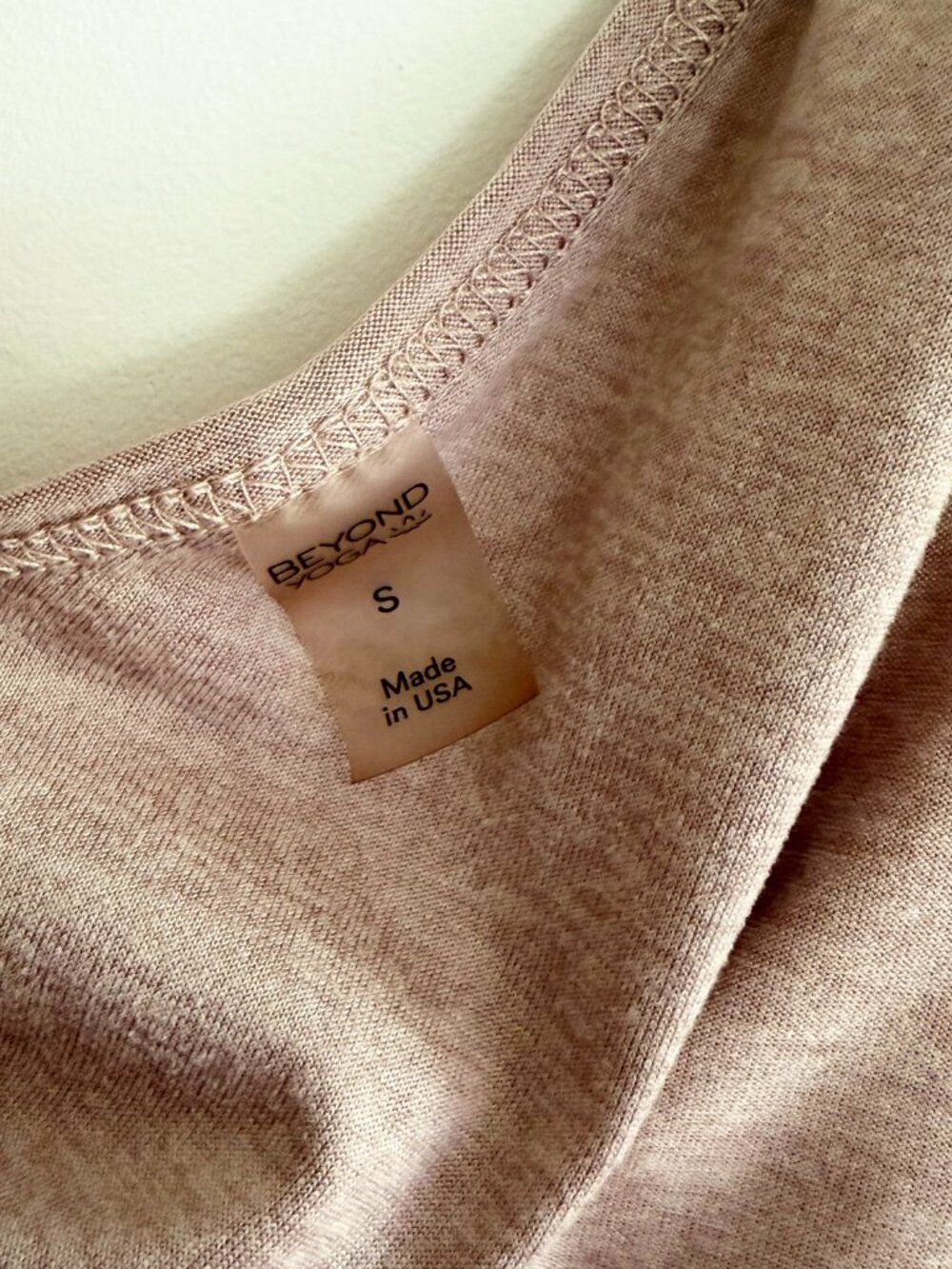 Beyond Yoga Featherweight Double V Tank Top in Chai - Picture 5 of 7